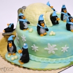 Deset tučňáku s klouzačkou