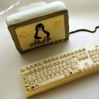Počítač LINUX s klávesnicí